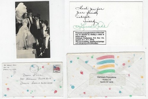 SIGNED PHOTOGRAPH OF ARLENE DAHL