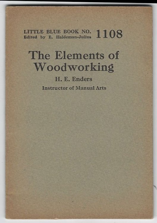 ELEMENTS OF WOODWORKING