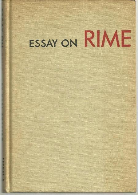 ESSAY ON RIME
