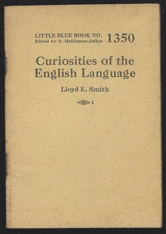CURIOSITIES OF THE ENGLISH LANGUAGE