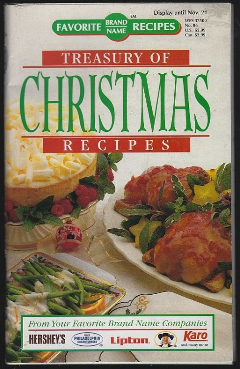 TREASURY OF CHRISTMAS RECIPES From Your Favorite Brand Name Companies