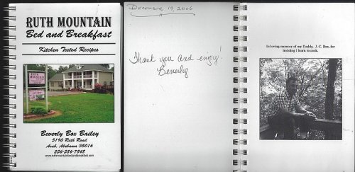 RUTH MOUNTAIN BED AND BREAKFAST Kitchen Tested Recipes
