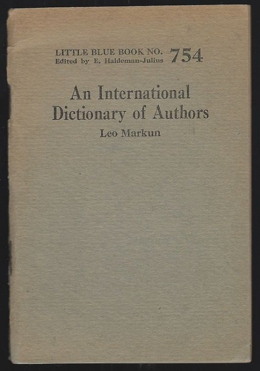 INTERNATIONAL DICTIONARY OF AUTHORS