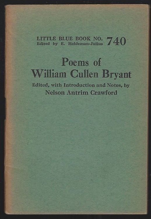 POEMS OF WILLIAM CULLEN BRYANT