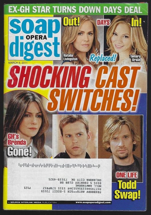 SOAP OPERA DIGEST MARCH 8, 2011