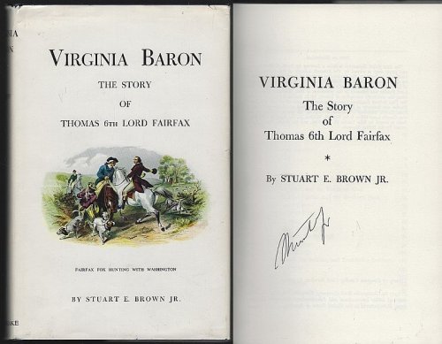 VIRGINIA BARON The Story of Thomas 6th Lord Fairfax