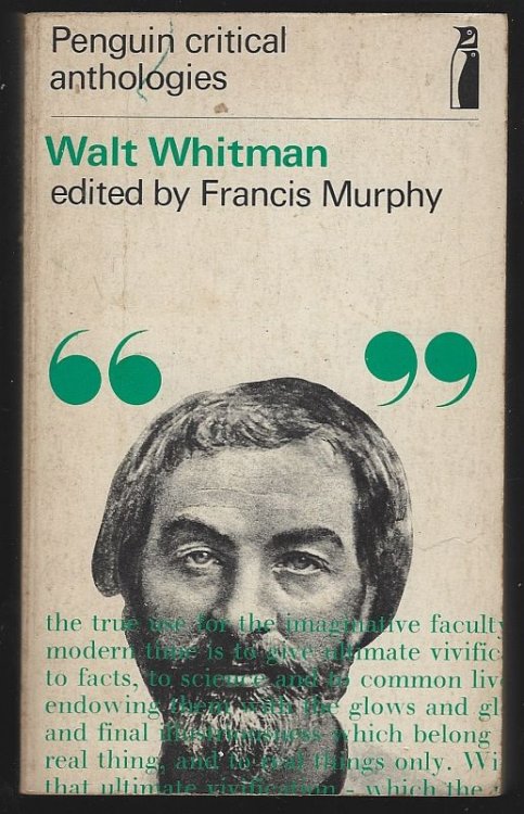 WALT WHITMAN A Penguin Critical Anthology