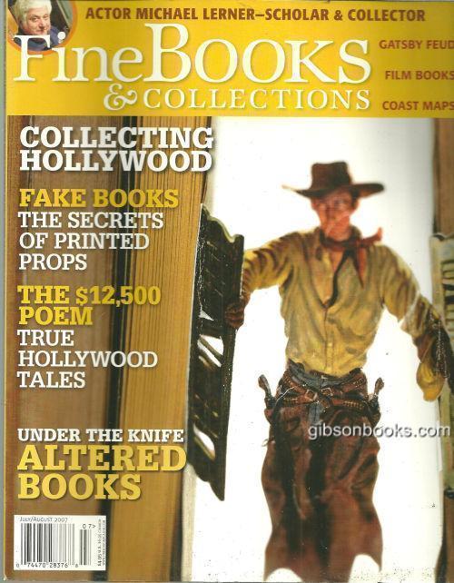 FINE BOOKS AND COLLECTIONS MAGAZINE JULY/AUGUST 2007