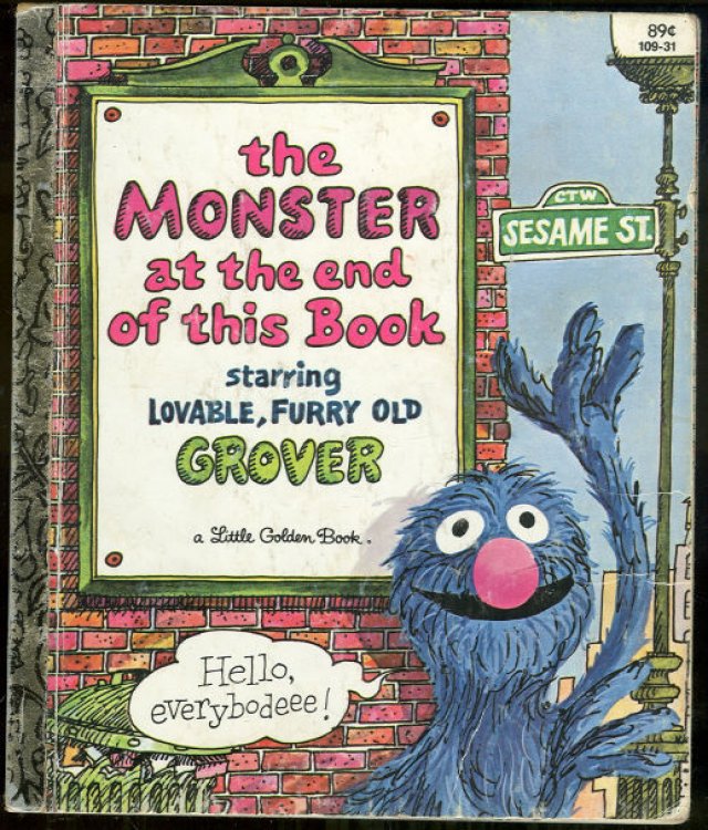 MONSTER AT THE END OF THIS BOOK Starring Lovable, Furry Old Grover