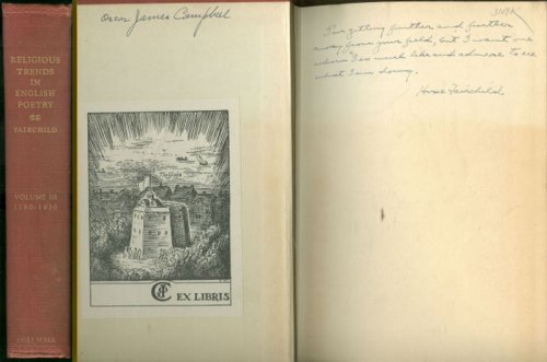 RELIGIOUS TRENDS IN ENGLISH POETRY VOL. III: 1780-1830: ROMANTIC FAITH