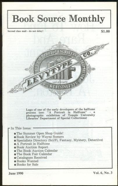 BOOK SOURCE MONTHLY MAGAZINE JUNE 1990