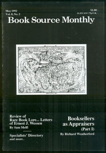 BOOK SOURCE MONTHLY MAGAZINE MAY 1992