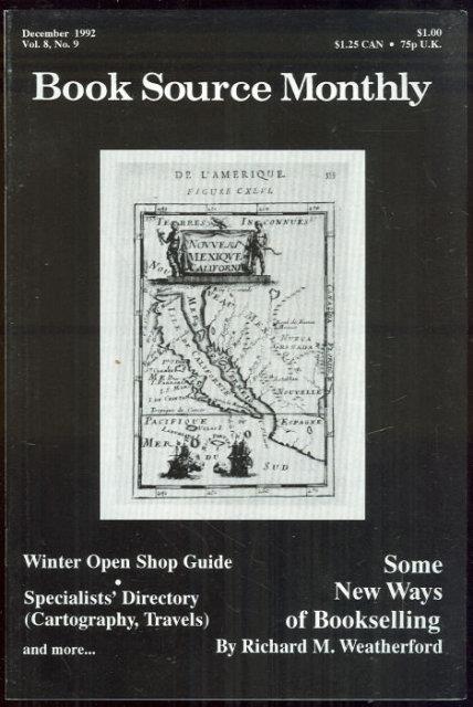 BOOK SOURCE MONTHLY MAGAZINE DECEMBER 1992