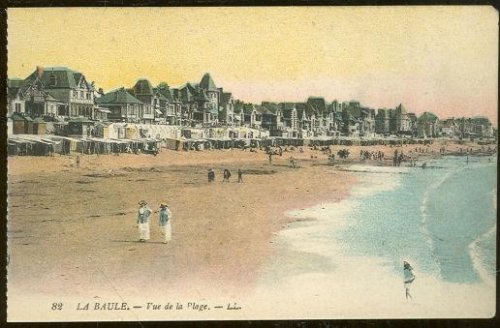 BEACH AT LA BAULE FRANCE VUE DE LA PAGE