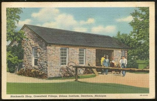 BLACKSMITH SHOP, GREENFIELD VILLAGE, EDISON INSTITUTE, DEARBORN, MICHIGAN