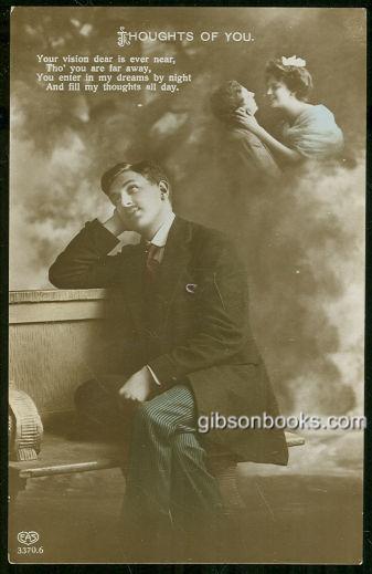 YOUNG VICTORIAN MAN WITH THOUGHTS OF YOU