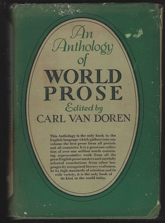 ANTHOLOGY OF WORLD PROSE