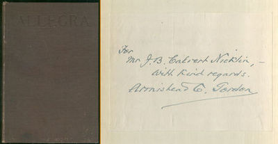 ALLEGRA The Story of Byron and Miss Clairmont