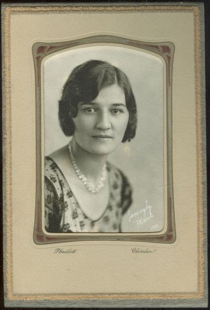 FRAMED PHOTOGRAPH OF MARIE FROM CLEVELAND, OHIO