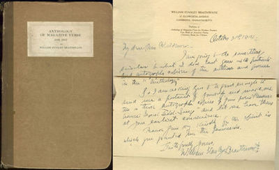 ANTHOLOGY OF MAGAZINE VERSE FOR 1915 AND YEARBOOK OF AMERICAN POETRY