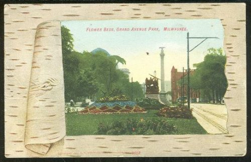 FLOWER BEDS, GRAND AVENUE PARK, MILWAUKEE, WISCONSIN