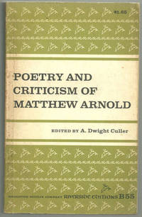 POETRY AND CRITICISM OF MATTHEW ARNOLD