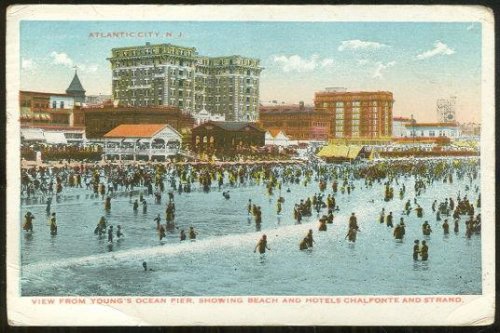 VIEW FROM YOUNG'S OCEAN PIER, ATLANTIC CITY, NEW JERSERY