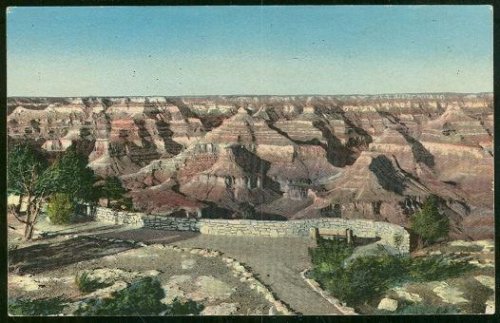 NORTH FROM VERKAMP'S GRAND CANYON, ARIZONA