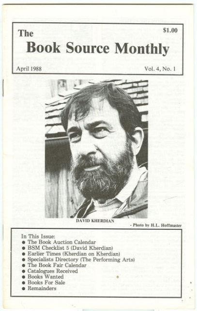 BOOK SOURCE MONTHLY MAGAZINE APRIL 1988