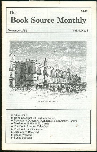 BOOK SOURCE MONTHLY MAGAZINE NOVEMBER 1988
