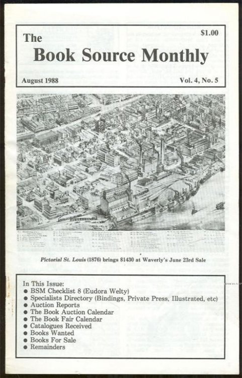BOOK SOURCE MONTHLY MAGAZINE AUGUST 1988