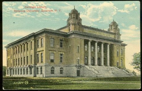 CARNEGIE LIBRARY, SYRACUSE UNIVERSITY, SYRACUSE, NEW YORK