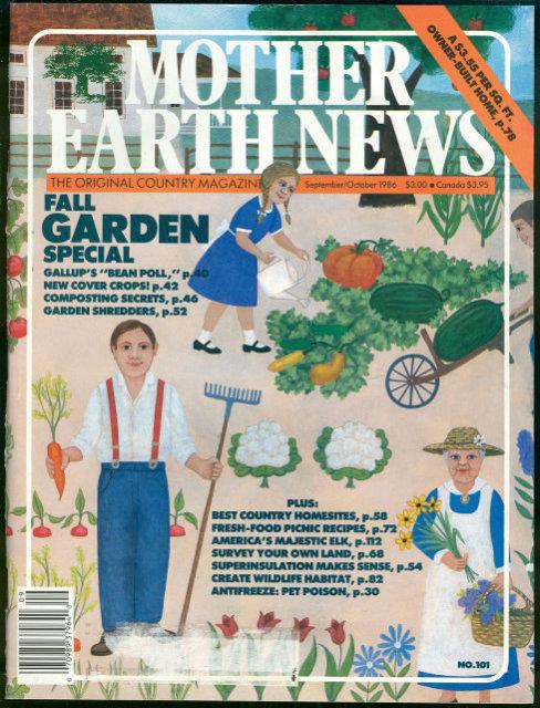 MOTHER EARTH NEWS SEPTEMBER/OCTOBER 1986 Fall Garden Special