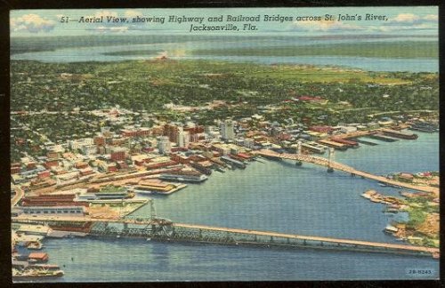 AERIAL VIEW OF JACKSONVILLE, FLORIDA