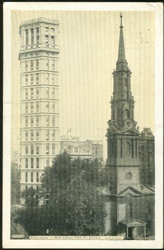 NEW YORK'S TWO ST. PAULS, ST. PAUL BUILDING AND ST. PAUL'S CHAPEL