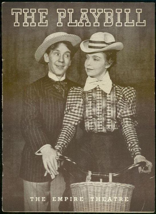 BURGESS MEREDITH AND LILLIAN GISH IN THE STAR WAGON JANUARY 3, 1938