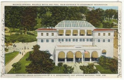 MAURICE SPRINGS, MAURICE BATHS AND POOL HOT SPRINGS, ARKANSAS