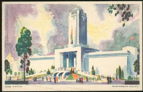 SEARS ROEBUCK BUILDING, A CENTURY OF PROGRESS, INTERNATIONAL EXPOSITION 1933, CHICAGO, ILLINOIS