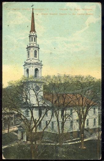 FIRST BAPTIST CHURCH, PROVIDENCE, RHODE ISLAND