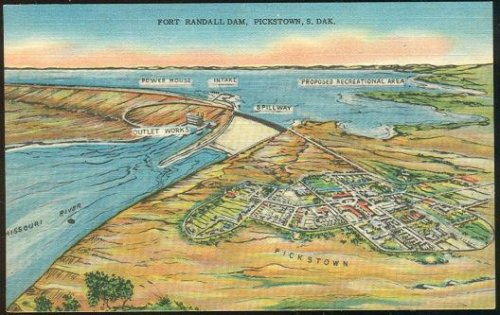 FORT RANDALL DAM, PICKSTOWN, SOUTH DAKOTA