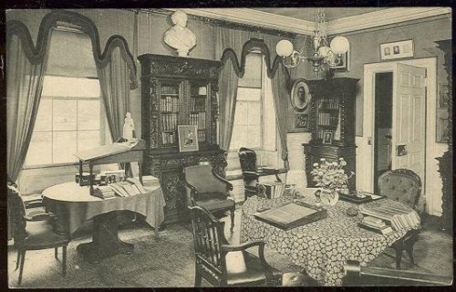 LONGFELLOW'S STUDY, CAMBRIDGE, MASSACHUSETTS