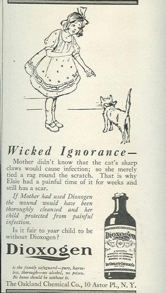 1916 LADIES HOME JOURNAL DIOXOGEN ANTISEPTIC ADVERTISEMENT