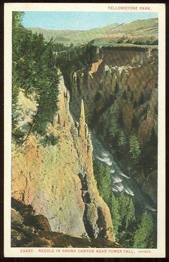 NEEDLE IN GRAND CANYON, YELLOWSTONE NATIONAL PARK