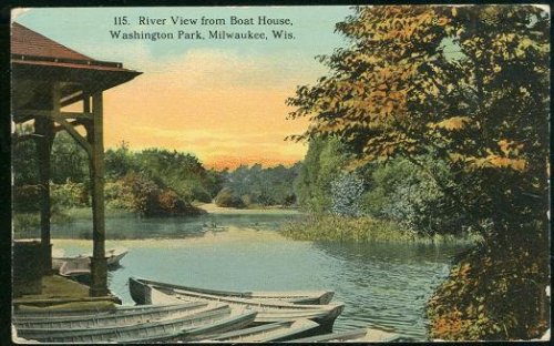BOAT HOUSE, WASHINGTON PARK, MILWAUKEE, WISCONSIN