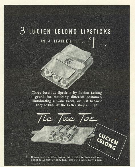 1940 LIFE MAGAZINE LUCIEN LELONG MAGAZINE ADVERTISEMENT.