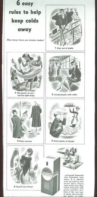1943 MAGAZINE ADVERTISEMENT FOR PEPSODENT ANTISEPTIC