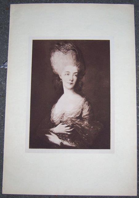 PRINT OF A LOVELY EIGHTEENTH CENTURY LADY