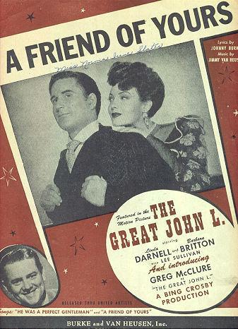 FRIEND OF YOURS