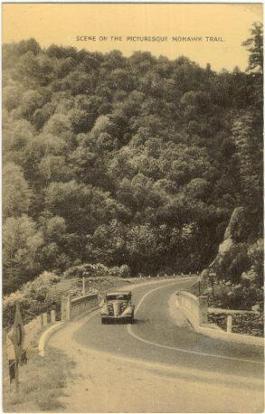 SCENE ON THE PICTURESQUE MOHAWK TRAIL