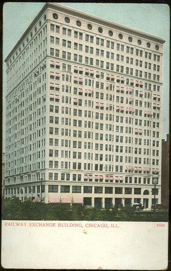 RAILWAY EXCHANGE BUILDING, CHICAGO, ILLINOIS